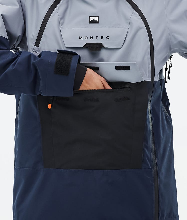 Montec Doom W Skijacke Damen Soft Blue/Black/Dark Blue, Bild 8 von 10