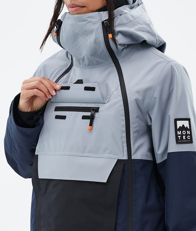 Montec Doom W Snowboardjacke Damen Soft Blue/Black/Dark Blue Renewed, Bild 9 von 10