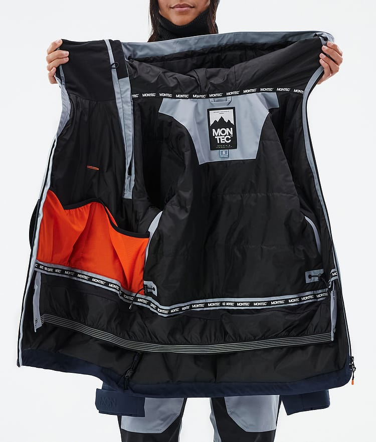 Montec Doom W Snowboardjacke Damen Soft Blue/Black/Dark Blue Renewed, Bild 10 von 10