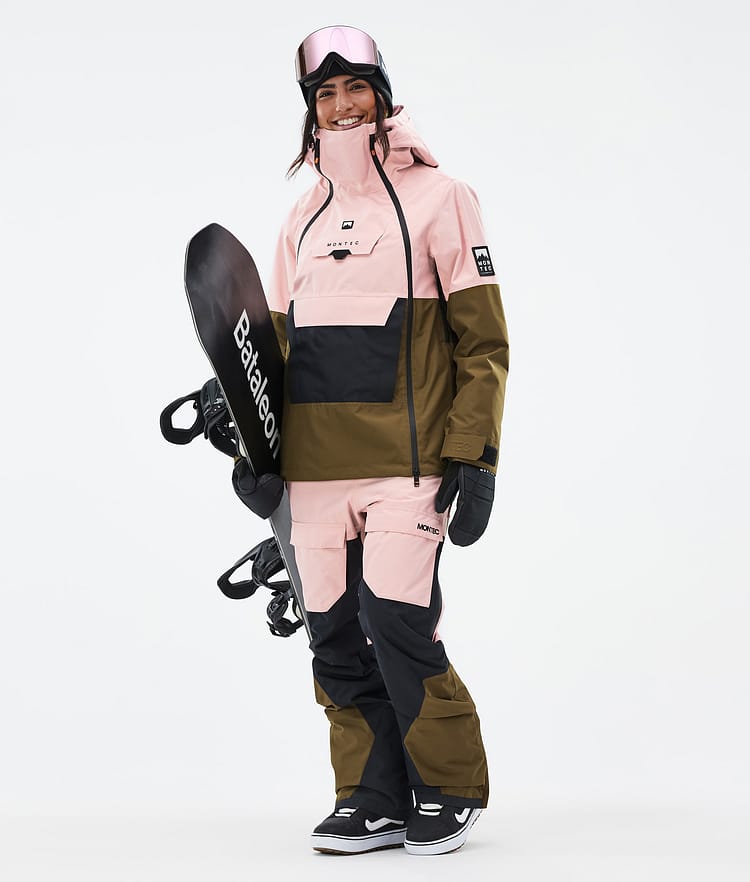 Montec Doom W Snowboardjacke Damen Soft Pink/Black/Fatigue Renewed, Bild 2 von 10