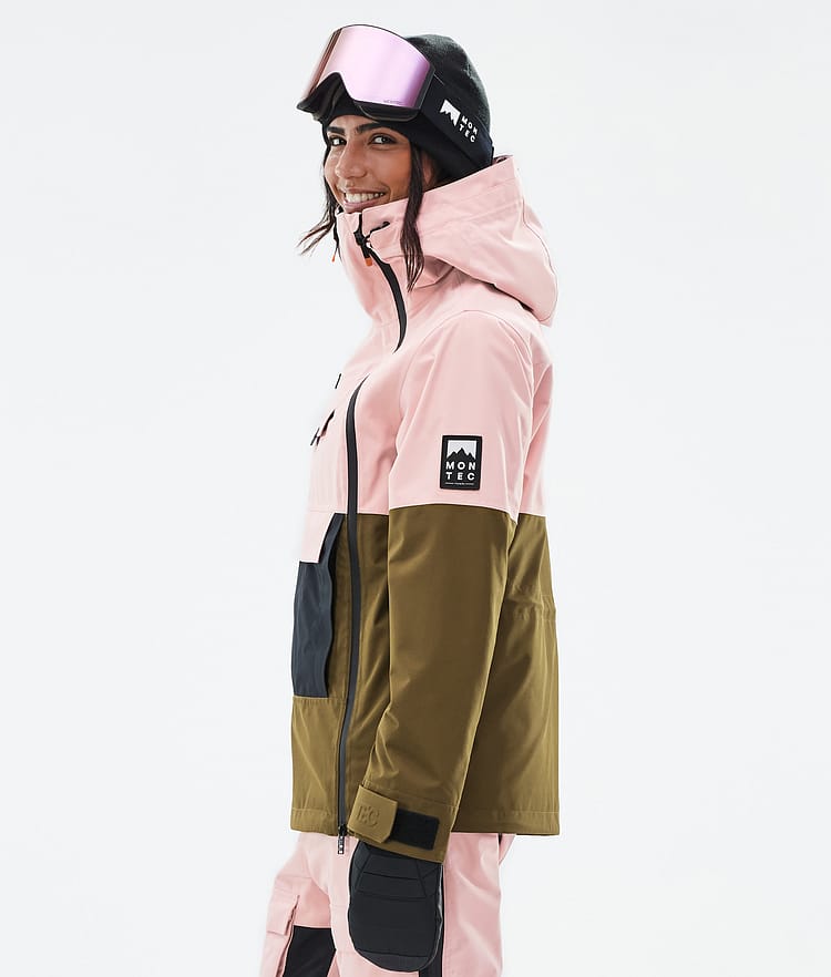 Montec Doom W Skijacke Damen Soft Pink/Black/Fatigue, Bild 5 von 10