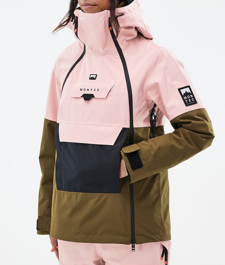 Montec Doom W Snowboardjacke Damen Soft Pink/Black/Fatigue Renewed, Bild 7 von 10