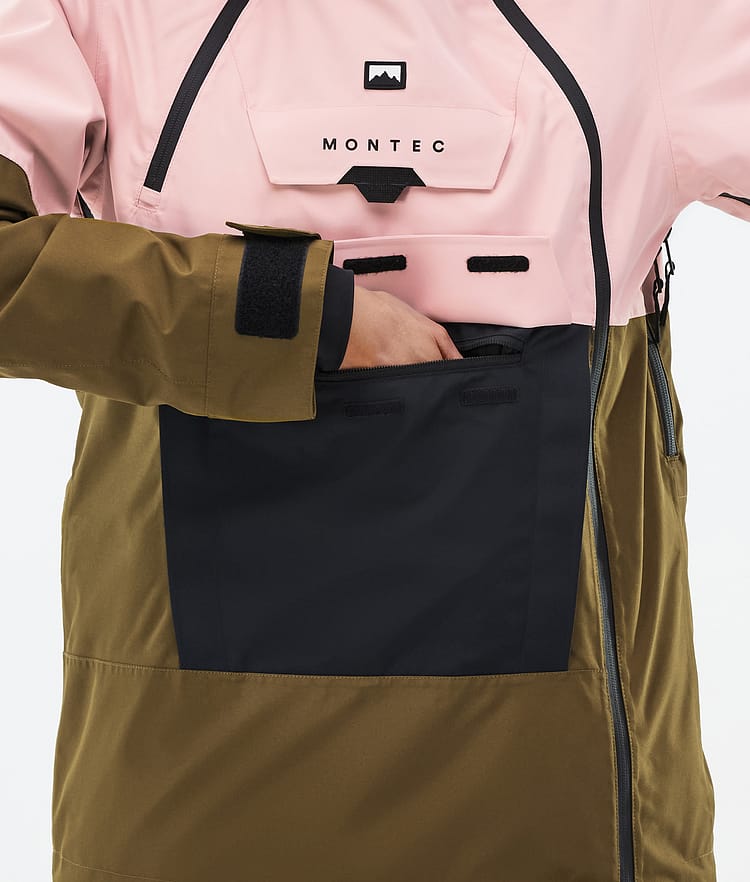 Montec Doom W Snowboardjacke Damen Soft Pink/Black/Fatigue Renewed, Bild 8 von 10
