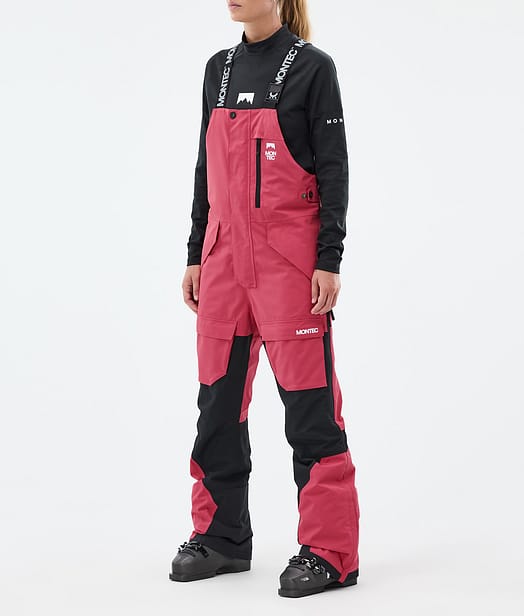 Montec Fawk W Skihose Damen Light Red/Black
