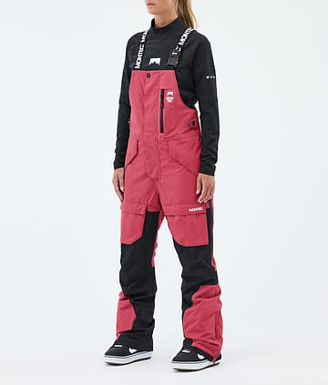 Montec Fawk W Snowboardhose Light Red/Black