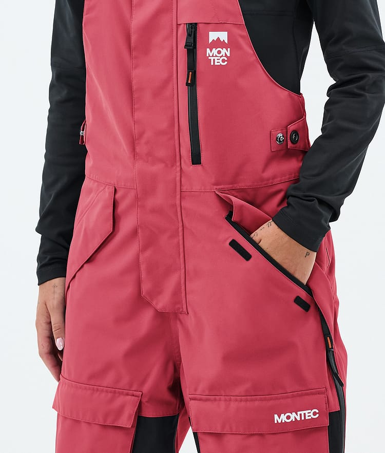 Montec Fawk W Skihose Damen Light Red/Black, Bild 5 von 7