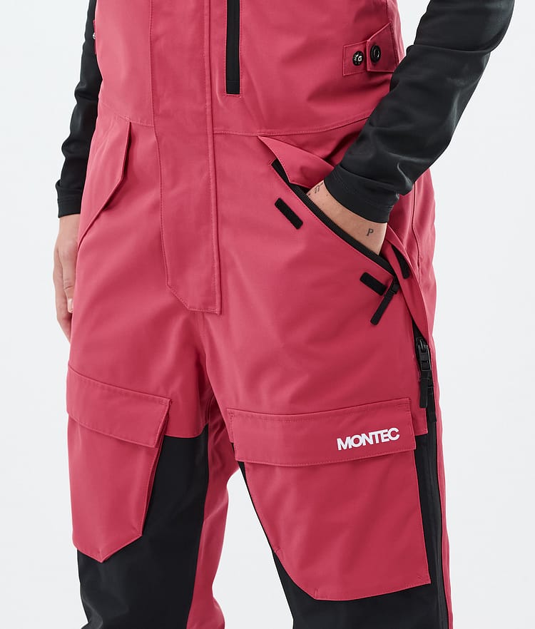 Montec Fawk W Skihose Damen Light Red/Black, Bild 4 von 6