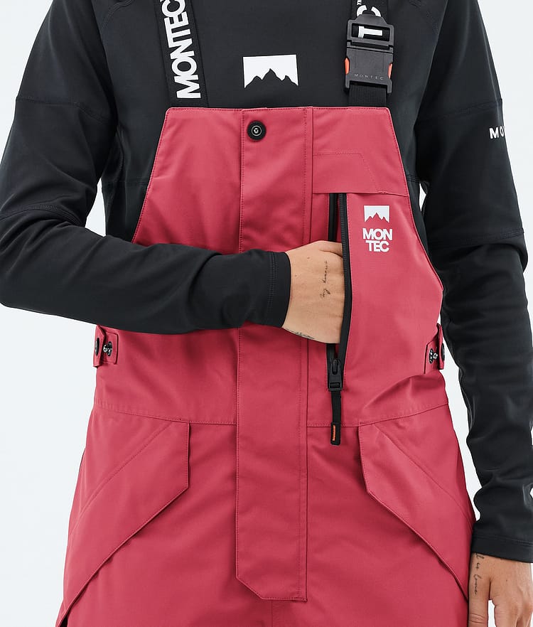 Montec Fawk W Skihose Damen Light Red/Black, Bild 6 von 7