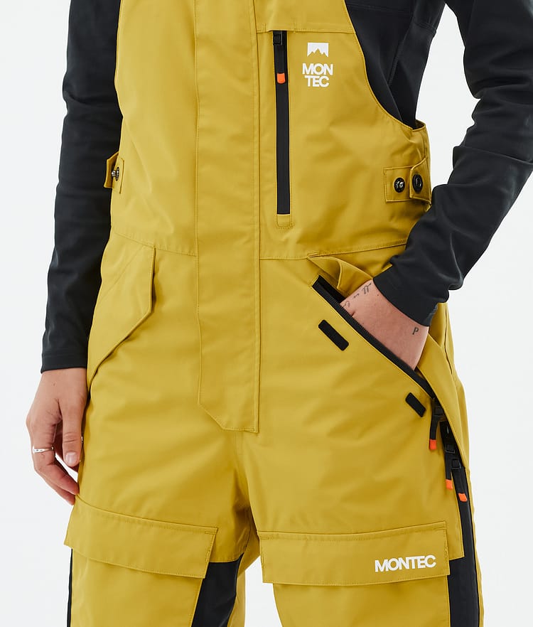 Montec Fawk W Snowboardhose Damen Yellow/Black/Light Red Renewed, Bild 5 von 7