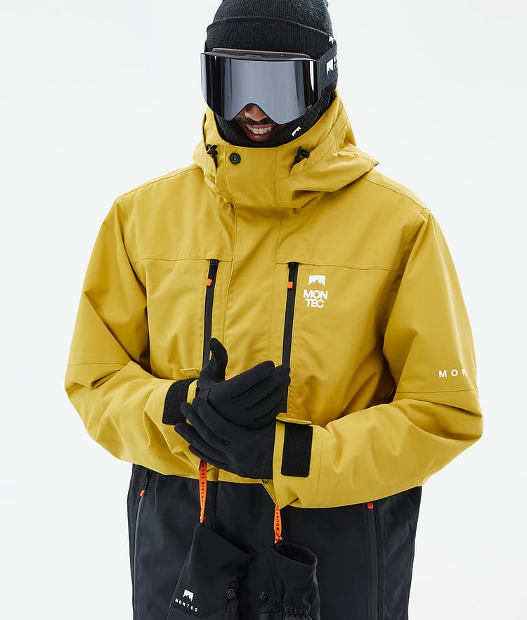 Montec Fawk Snowboardjacke Herren Yellow/Black Renewed, Bild 2 von 10