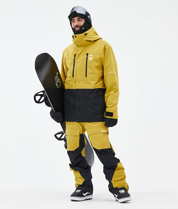 Montec Fawk Snowboardjacke Herren Yellow/Black Renewed, Bild 3 von 10