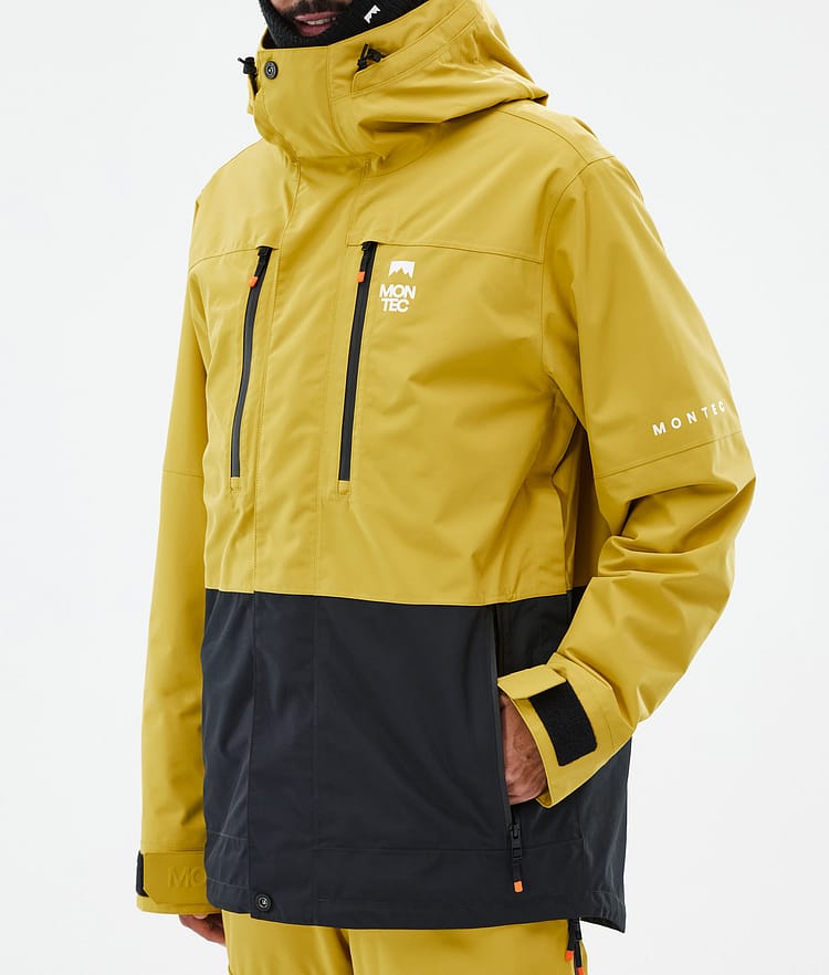 Montec Fawk Snowboardjacke Herren Yellow/Black Renewed, Bild 8 von 10