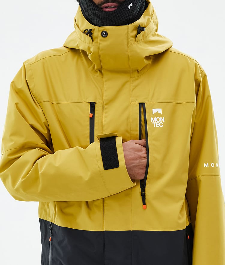 Montec Fawk Snowboardjacke Herren Yellow/Black Renewed, Bild 9 von 10