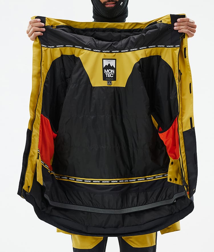 Montec Fawk Snowboardjacke Herren Yellow/Black Renewed, Bild 10 von 10