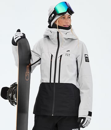 Montec Moss W Snowboardjacke Light Grey/Black