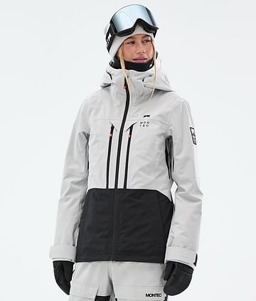 Montec Moss W Snowboardjacke Damen Light Grey/Black