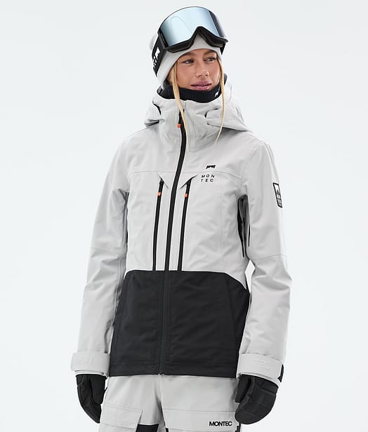 Montec Moss W Snowboardjacke Damen Light Grey/Black