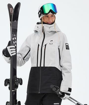 Montec Moss W Skijacke Light Grey/Black