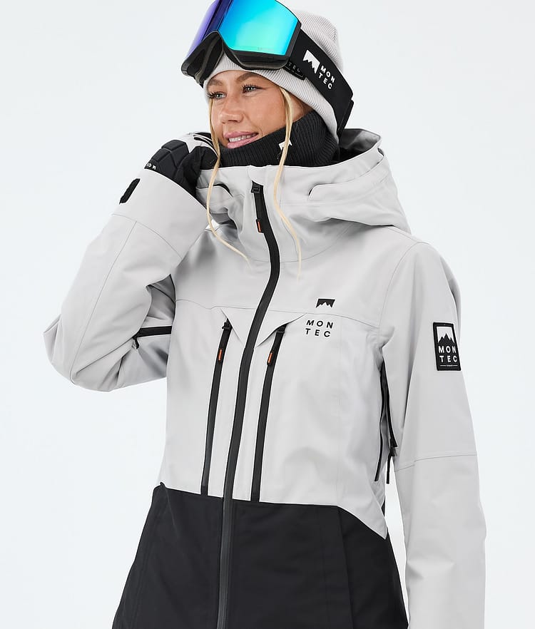 Montec Moss W Snowboardjacke Damen Light Grey/Black, Image 4 of 9