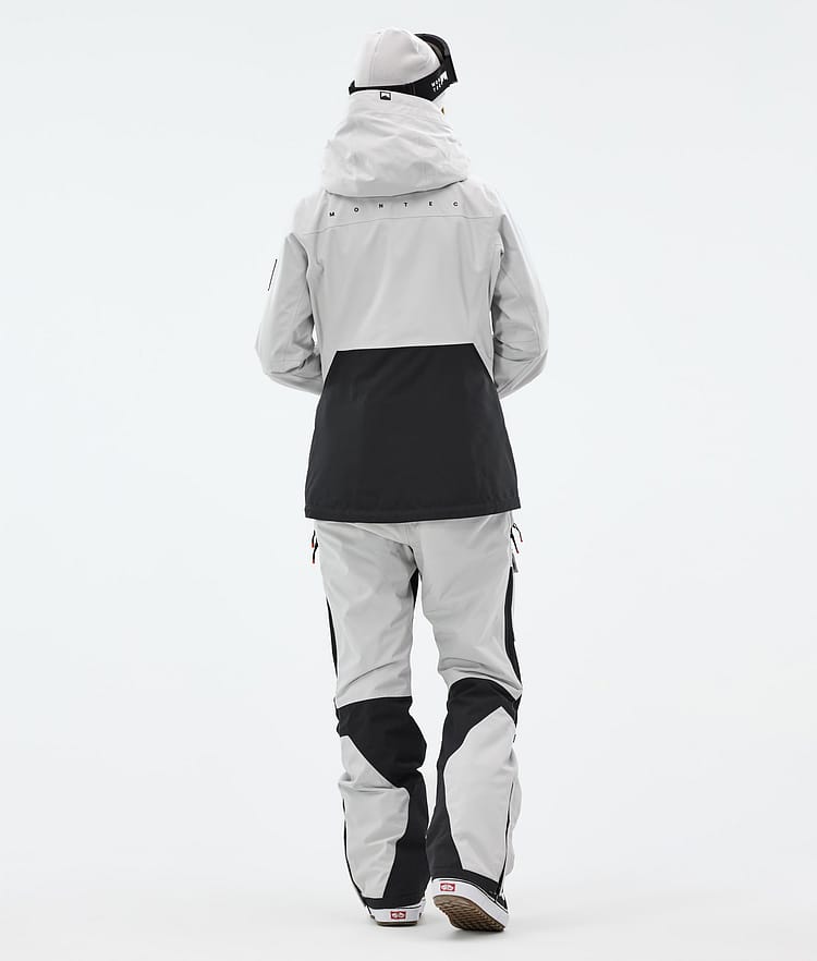Montec Moss W Snowboardjacke Damen Light Grey/Black Renewed, Bild 5 von 10