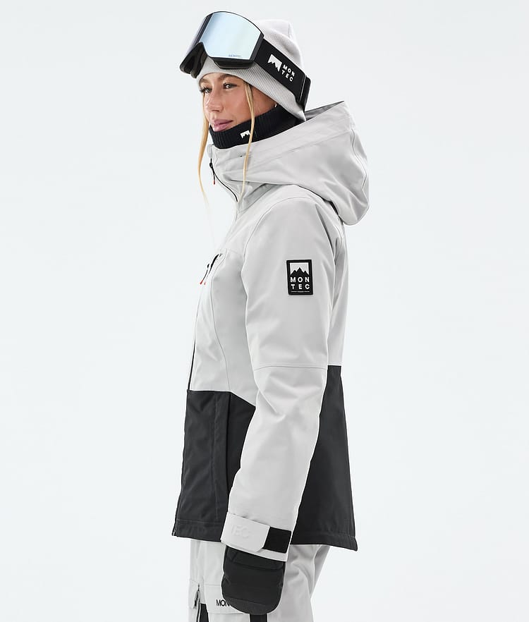 Montec Moss W Snowboardjacke Damen Light Grey/Black Renewed, Bild 6 von 10
