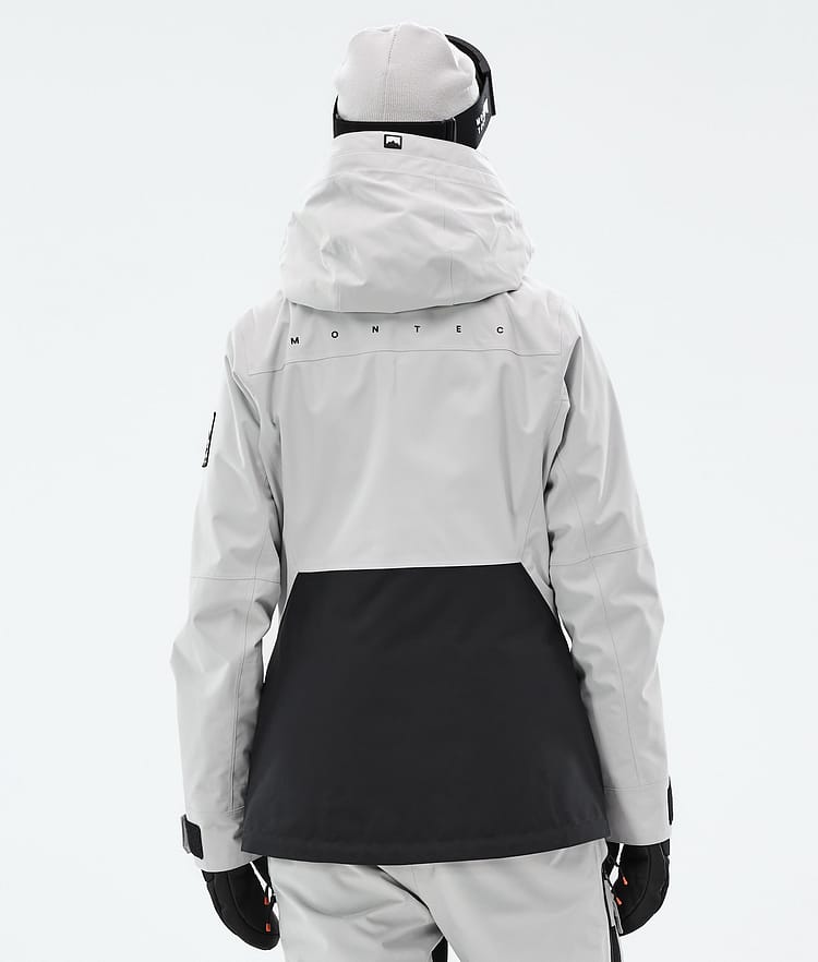 Montec Moss W Snowboardjacke Damen Light Grey/Black Renewed, Bild 7 von 10