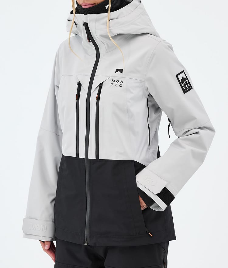 Montec Moss W Snowboardjacke Damen Light Grey/Black, Image 7 of 9
