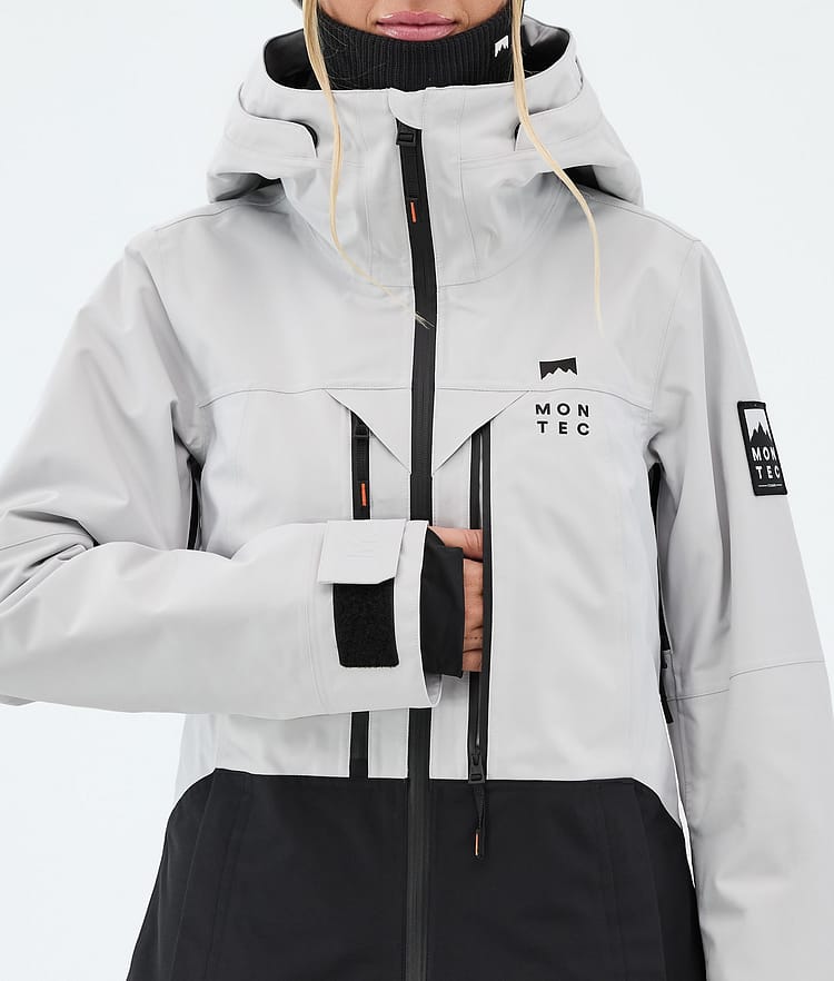 Montec Moss W Snowboardjacke Damen Light Grey/Black, Image 8 of 9