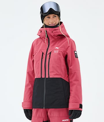 Montec Moss W Skijacke Light Red/Black