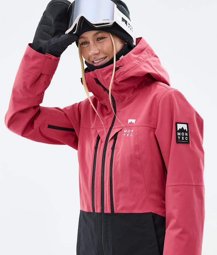 Montec Moss W Snowboardjacke Damen Light Red/Black Renewed, Bild 2 von 10