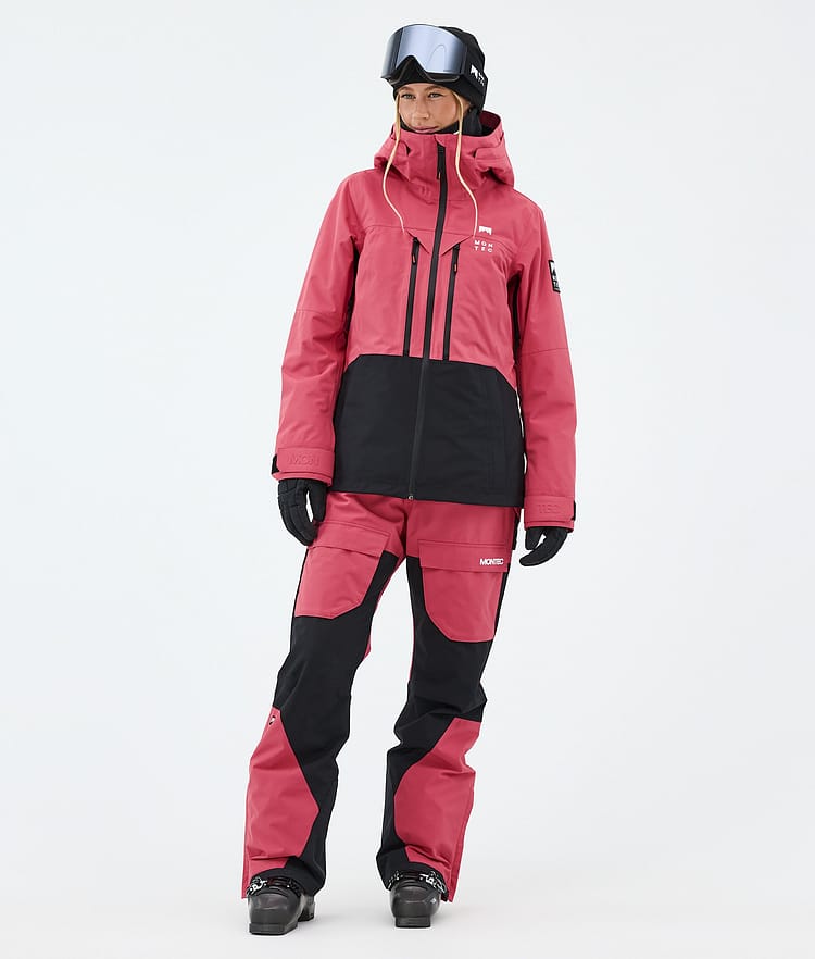 Montec Moss W Skijacke Damen Light Red/Black, Bild 2 von 9