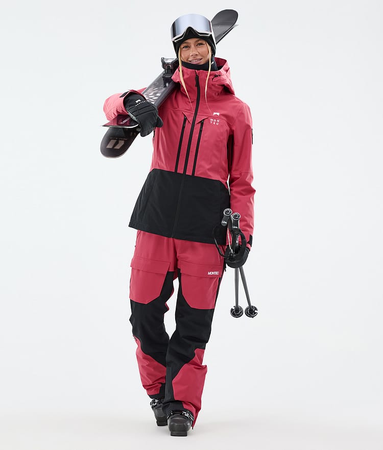 Montec Moss W Skijacke Damen Light Red/Black, Bild 3 von 10