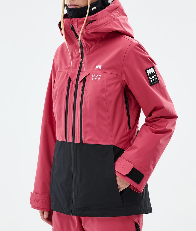 Montec Moss W Skijacke Damen Light Red/Black, Bild 8 von 10