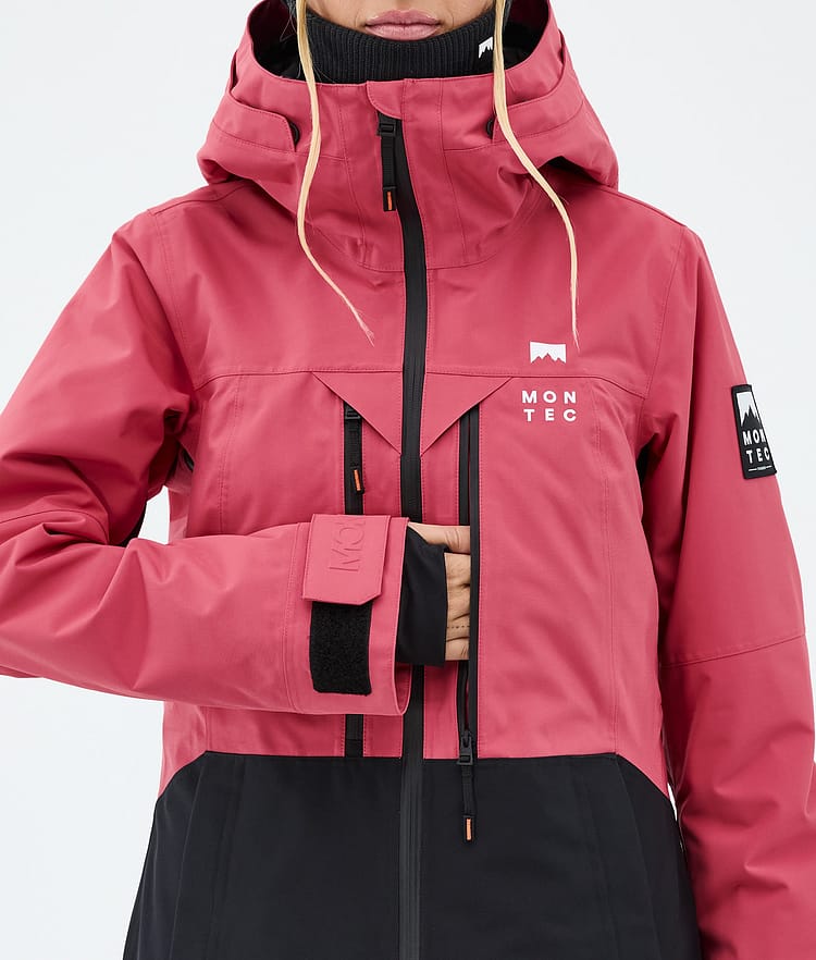 Montec Moss W Skijacke Damen Light Red/Black, Bild 8 von 9