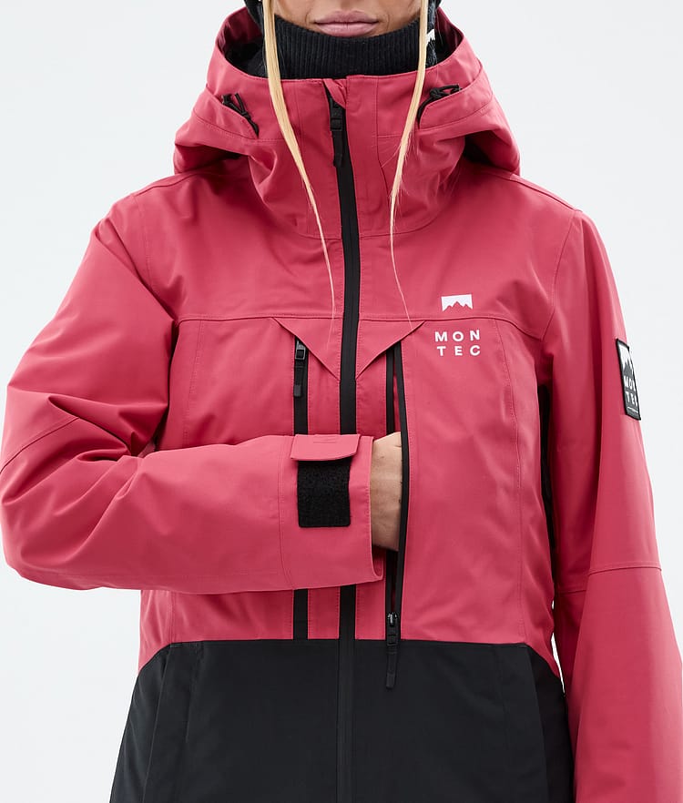 Montec Moss W Skijacke Damen Light Red/Black, Bild 9 von 10
