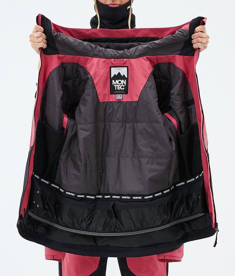 Montec Moss W Skijacke Damen Light Red/Black, Bild 9 von 9