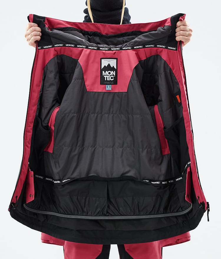 Montec Moss W Snowboardjacke Damen Light Red/Black Renewed, Bild 10 von 10
