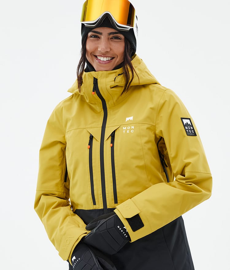 Montec Moss W Snowboardjacke Damen Yellow/Black Renewed, Bild 2 von 10