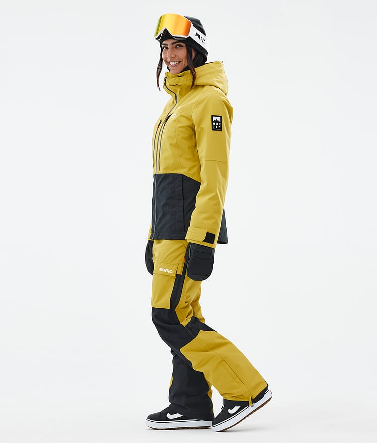 Montec Moss W Snowboardjacke Damen Yellow/Black Renewed, Bild 4 von 10