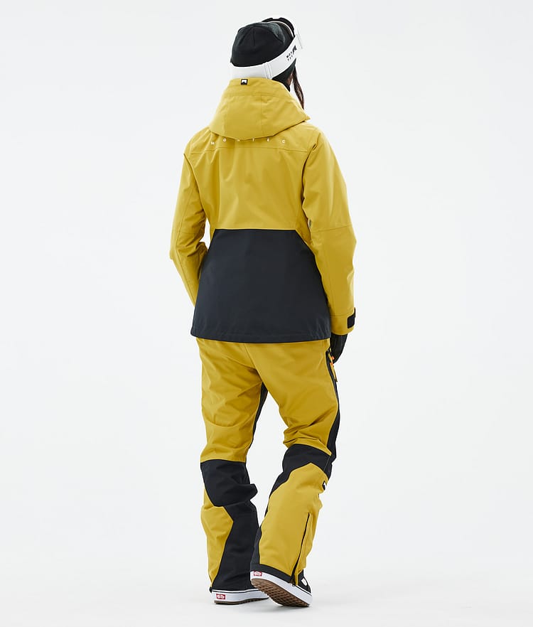 Montec Moss W Snowboardjacke Damen Yellow/Black Renewed, Bild 5 von 10