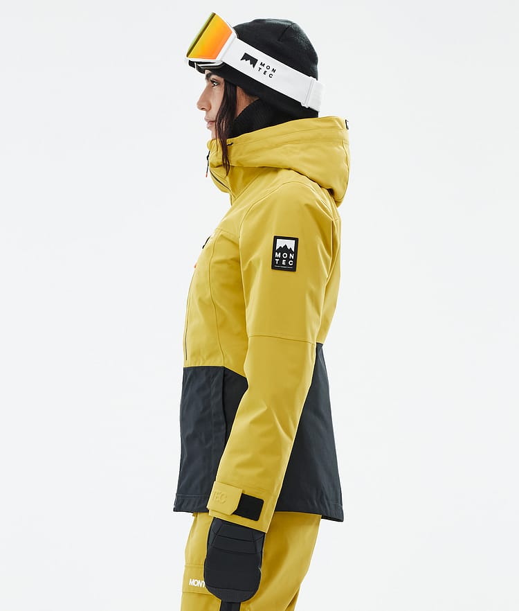 Montec Moss W Snowboardjacke Damen Yellow/Black Renewed, Bild 6 von 10