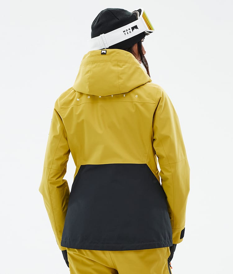 Montec Moss W Snowboardjacke Damen Yellow/Black Renewed, Bild 7 von 10