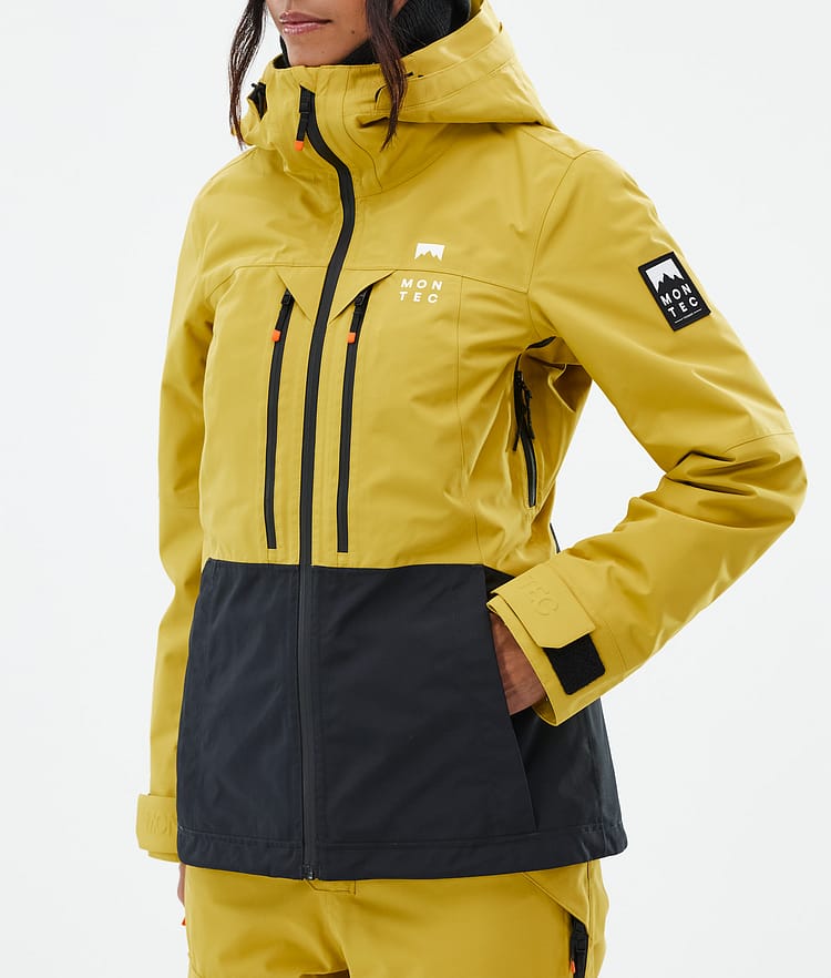 Montec Moss W Snowboardjacke Damen Yellow/Black Renewed, Bild 8 von 10