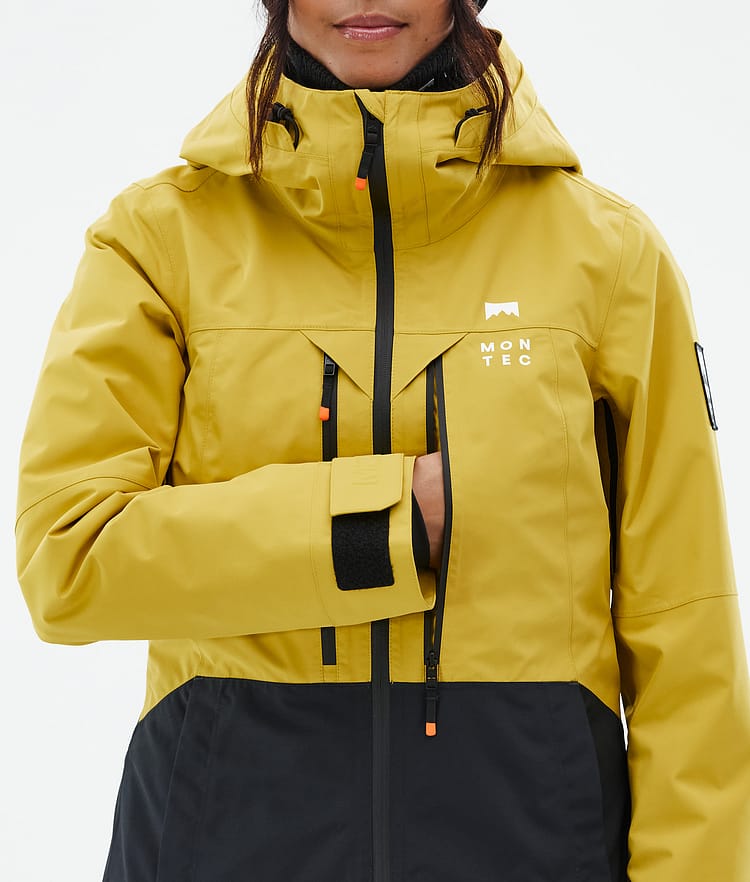 Montec Moss W Snowboardjacke Damen Yellow/Black Renewed, Bild 9 von 10