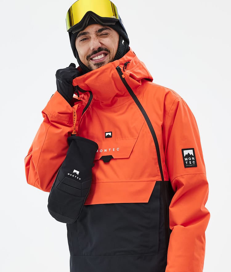 Montec Doom Snowboardjacke Herren Orange/Black Renewed, Bild 2 von 11