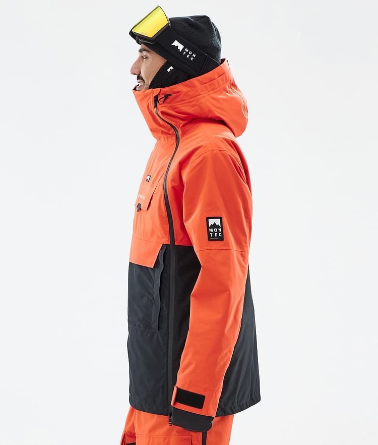 Montec Doom Snowboardjacke Herren Orange/Black Renewed, Bild 6 von 11