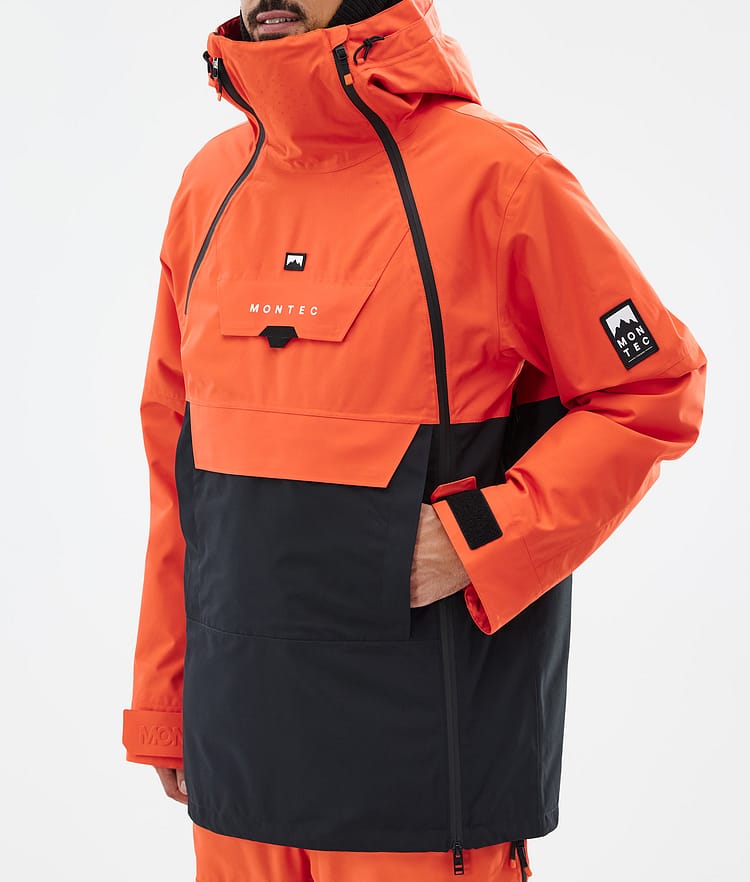 Montec Doom Snowboardjacke Herren Orange/Black Renewed, Bild 8 von 11