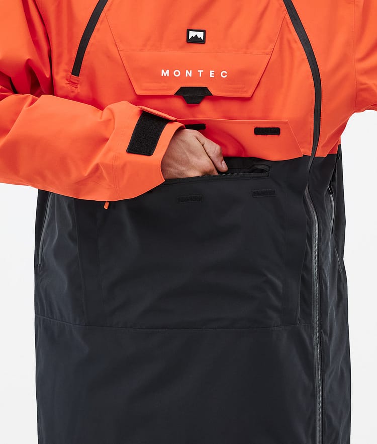 Montec Doom Snowboardjacke Herren Orange/Black Renewed, Bild 9 von 11