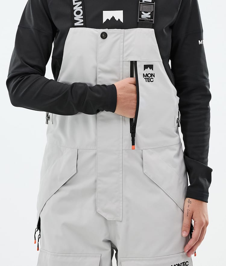 Montec Fawk W Snowboardhose Damen Light Grey/Black Renewed, Bild 6 von 7