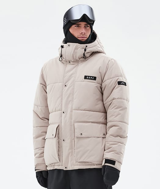 Dope Puffer Full Zip 24 Snowboardjacke Herren Sand